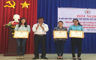 Châu Thành: Tổng kết công tác hội và phong trào Chữ thập đỏ trường học