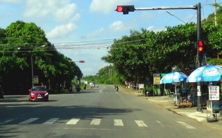 Lắp đèn tín hiệu giao thông tại ngã ba Mỹ Hương (TP.Tây Ninh)