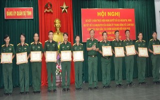 Đảng uỷ Quân sự Tây Ninh: Sơ kết 5 năm lãnh đạo công tác hậu cần, tài chính quân đội