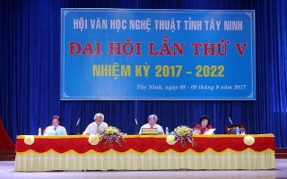 Đại hội trù bị Hội VHNT Tây Ninh nhiệm kỳ 2017-2022