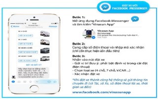 Quyết chiến với Uber và Grab, Vinasun cho người dùng đặt xe qua Facebook Messenger