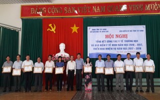 Tổng kết công tác y tế trường học và Bảo hiểm Y tế học sinh, sinh viên năm học 2016-2017