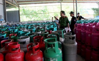 Phạt Công ty Thái Dương 200 triệu đồng về hành vi tái chế, sử dụng vỏ bình gas trái phép