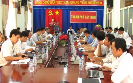 Kiểm tra công tác cải cách hành chính ở Thành phố Tây Ninh