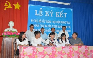 UBND huyện Dương Minh Châu: Ký kết hỗ trợ, đỡ đầu cho các xã biên giới thuộc huyện Tân Châu
