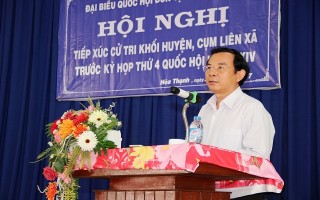 ĐBQH đơn vị tỉnh Tây Ninh tiếp xúc cử tri trước kỳ họp thứ 4, Quốc hội khóa XIV