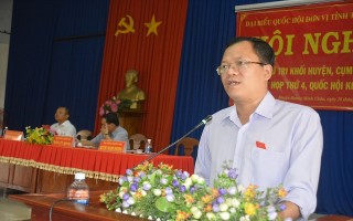 ĐBQH tiếp xúc cử tri huyện Dương Minh Châu.