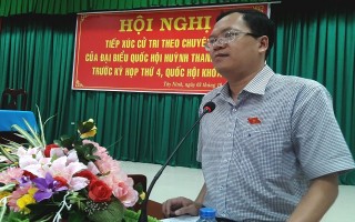 ĐBQH Huỳnh Thanh Phương tiếp xúc chuyên đề với cử tri