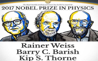 Sóng hấp dẫn giành giải Nobel Vật lý