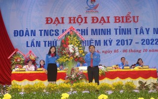 Đại hội Đại biểu Đoàn TNCS Hồ Chí Minh tỉnh Tây Ninh nhiệm kỳ 2017-2022