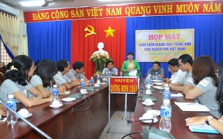 Họp mặt giáo viên của Teach For Việt Nam