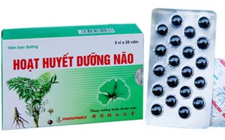 Thuốc hoạt huyết dưỡng não bị thu hồi vì không đạt chất lượng