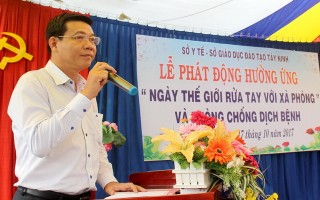 Phát động hưởng ứng Ngày thế giới rửa tay với xà phòng