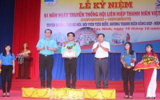 Hội LHTN tỉnh Tây Ninh tuyên dương cán bộ, hội viên tiêu biểu