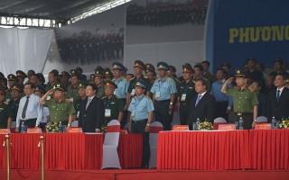 Thủ tướng dự lễ xuất quân, diễn tập phương án bảo vệ Tuần lễ Cấp cao APEC 2017