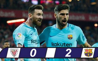 Messi lập đại công, Barca bỏ xa Real 8 điểm