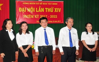 Ông Lê Công Tân tái đắc cử Chủ tịch Công đoàn