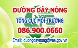 Phát hiện ô nhiễm môi trường hãy gọi tới đường dây nóng 086.900.0660