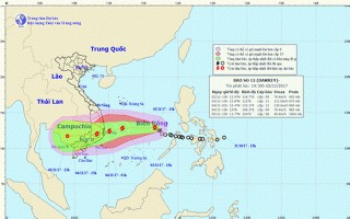 Bão Con voi đang tiến nhanh vào nơi sắp diễn ra APEC