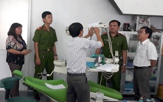 Đình chỉ, niêm phong cơ sở nha khoa hoạt động không phép