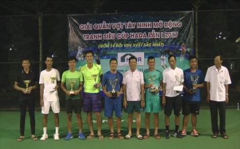 Tây Ninh: Tổ chức giải quần vợt mở rộng, tranh cúp HADA