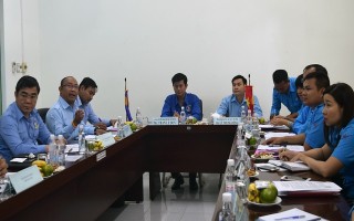 Hội LHTN tỉnh Tây Ninh gặp gỡ Hội Thanh niên tỉnh Svay Rieng
