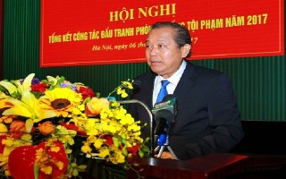 Phó Thủ tướng Trương Hòa Bình dự tổng kết công tác chống tội phạm của Bộ đội Biên phòng