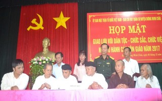 Huyện Dương Minh Châu: Họp mặt chức sắc tôn giáo, dân tộc