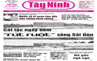 Điểm báo in Tây Ninh ngày 08.12.2017
