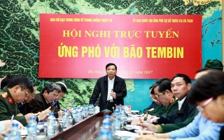 Chuẩn bị tinh thần đối phó bão Tembin ở cấp thảm họa