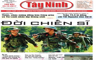 Điểm báo in Tây Ninh ngày 23.12.2017