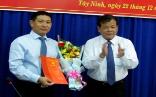 Bổ nhiệm Chánh Văn phòng UBND tỉnh giữ chức vụ Phó Bí thư Thành ủy Tây Ninh