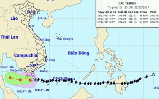 Miền Nam bớt 'run', bão Tembin đã suy yếu thành áp thấp nhiệt đới