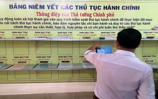 Người dân thành phố hài lòng với thái độ phục vụ của cán bộ cấp xã, phường