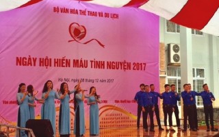 Ngày hội hiến máu tình nguyện của Bộ VHTT&DL