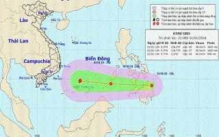 Áp thấp nhiệt đới đang mạnh lên và di chuyển nhanh về Biển Đông, miền Bắc trời rét