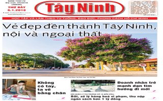 Điểm báo in Tây Ninh ngày 06.01.2018