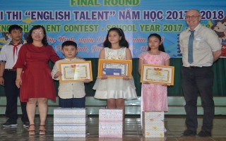 Chung kết Hội thi “English Talent” năm học 2017 – 2018