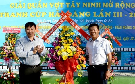 Khai mạc giải quần vợt Tây Ninh mở rộng, tranh Cúp Hải Đăng lần III