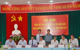 Cụm các Hội Nhà báo miền Đông Nam bộ và TP.Hồ Chí Minh tổng kết thi đua năm 2017