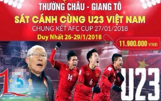 "Tour Trung Quốc" thành từ khóa hot khi U23 vào Chung kết