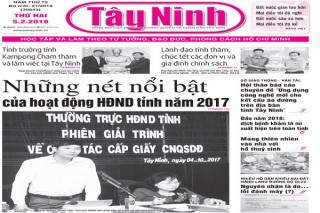 Điểm báo in Tây Ninh ngày 05.02.2018
