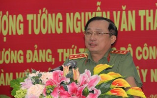 Thứ trưởng Bộ Công an thăm và làm việc với Công an Tây Ninh