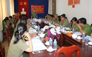 CA huyện, thành phố ký giao ước phong trào thi đua "Vì an ninh Tổ quốc”