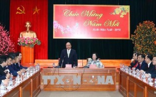 Thủ tướng Nguyễn Xuân Phúc gặp mặt, chúc Tết đầu Xuân các cơ quan Đảng
