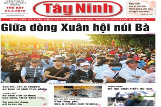 Điểm báo in Tây Ninh ngày 24.02.2018
