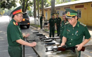 Kiểm tra công tác huấn luyện năm 2018 của BĐBP Tây Ninh