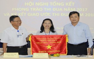 Khối Thi đua Tham mưu - Tổng hợp tổng kết phong trào thi đua năm 2017