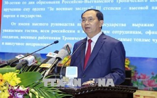 Chủ tịch nước dự Lễ kỷ niệm 30 thành lập Trung tâm Nhiệt đới Việt - Nga
