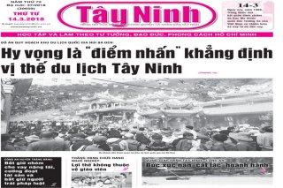 Điểm báo in Tây Ninh ngày 14.3.2018